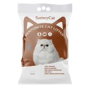 SnowyCat Bentonite Cat Litter Coffee 5L