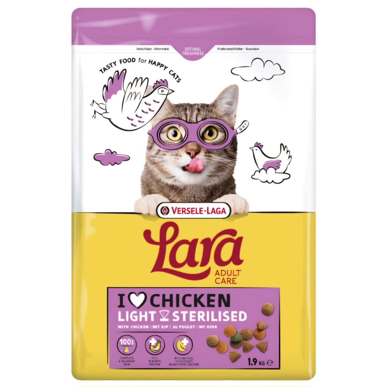 Versele-Laga Lara Sterilised Cat Food with Chicken 1.9KG