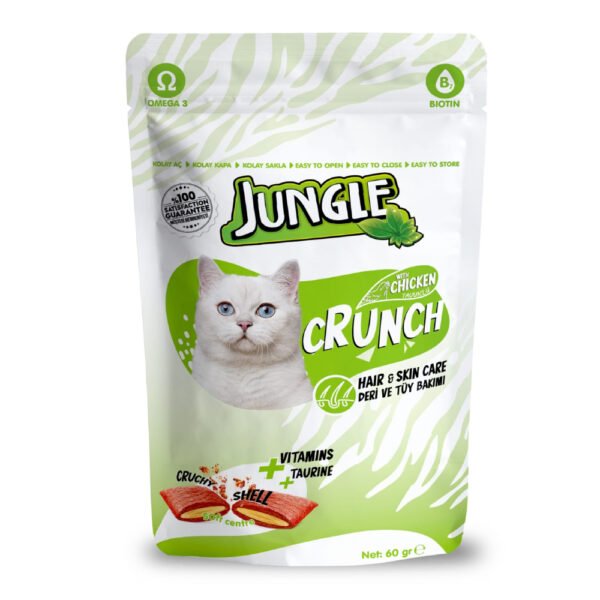 Jungle Crunch Dry Treat Hair & Skin Care with Chicken 60gm