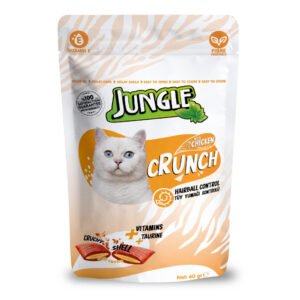 Jungle Crunch Dry Treat Hairball Control with Chicken 60gm