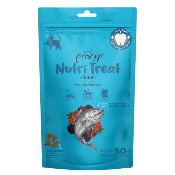 Pramy Nutri Treat Dry Cat Treat Tuna 50gm