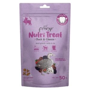 Pramy Nutri Treat Dry Cat Treat Duck & Cheese 50gm