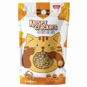 Miow Miow Krispy Crackers Biscuits Cat Treat Crab 60gm