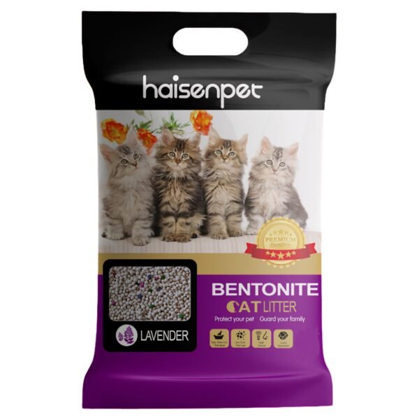 Haisenpet Bentonite Cat Litter Lavender 10L