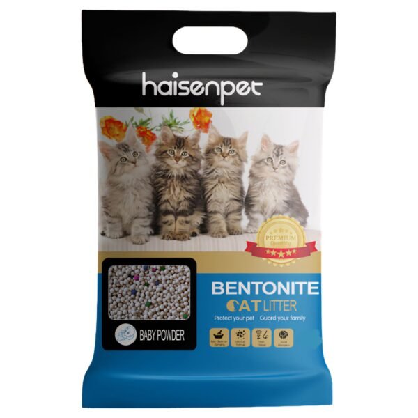 Haisenpet Bentonite Cat Litter Baby Powder 5L