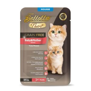 Bellotta Nutri Plus Grain Free Kitten And Mother Pouch with Tuna Mousse 70gm