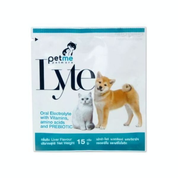 PetMe Lyte Vitamin, Prebiotics & Electrolyte Supplement 15gm