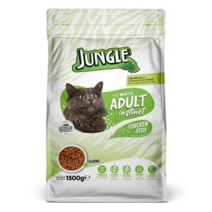 Jungle Adult Dry Cat Food Chicken & Fish 1.5KG