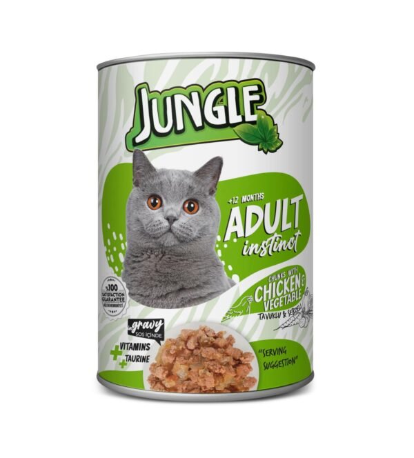 Jungle Can Chicken & Vegetables 400gm