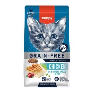Wanpy Grain Free Kitten Dry Food Chicken 1.5KG