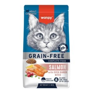 Wanpy Grain Free Dry Cat Food Salmon 1.5KG