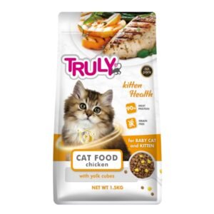 Truly Grain Free Super Premium Dry Cat Food Kitten Health Chicken 1.5KG