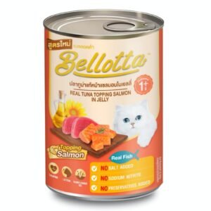 Bellotta Can Real Tuna Topping Salmon in Jelly 400gm