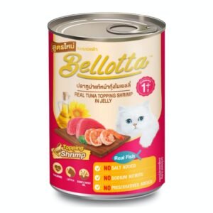Bellotta Can Real Tuna Topping Shrimp in Jelly 400gm