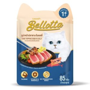 Bellotta Adult Pouch Tuna Topping Saba in Jelly 85gm