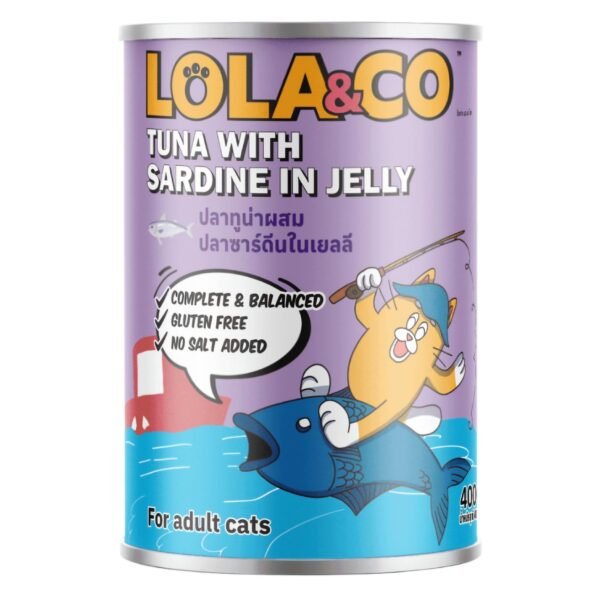 Lola & Co Premium Can Tuna with Sardine in Jelly 400gm