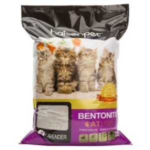 Haisenpet Bentonite Cat Litter Lavender 25L