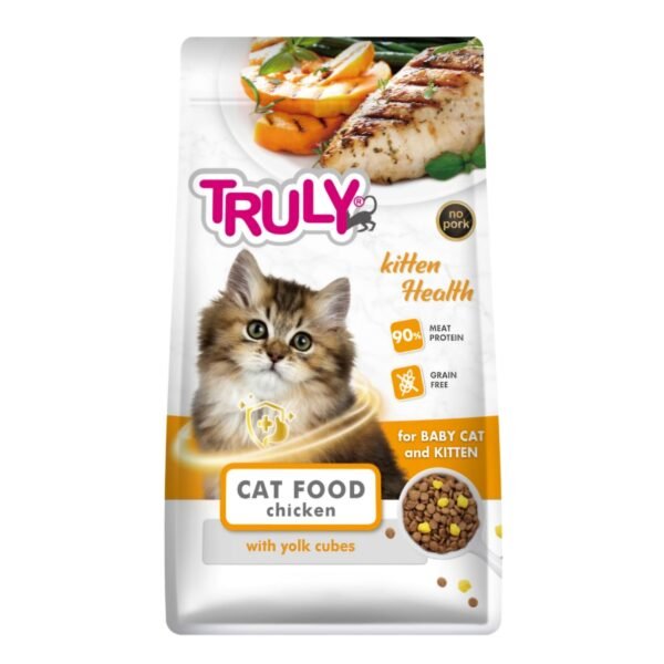 Truly Grain Free Super Premium Dry Cat Food Kitten Health Chicken 8KG
