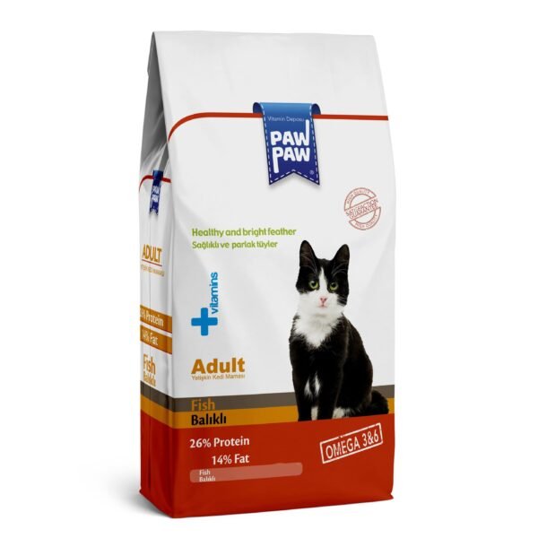 Paw Paw Adult Dry Cat Food Fish 1.5 KG
