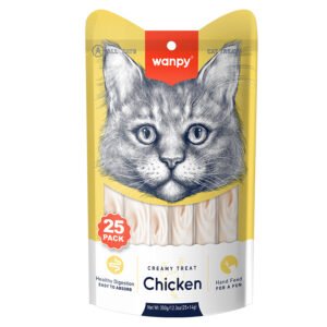 Wanpy Creamy Treat Chicken 25pc Pack 350gm (25×14gm)